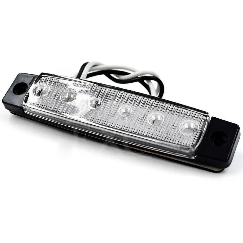 6-LED Seitenmarkierungsleuchte Wasserdicht 12V/24V für LKW, Wohnmobil, Camper