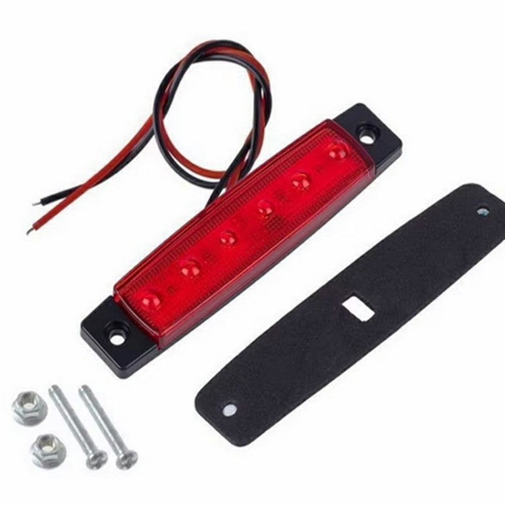 6-LED Seitenmarkierungsleuchte Wasserdicht 12V/24V für LKW, Wohnmobil, Camper