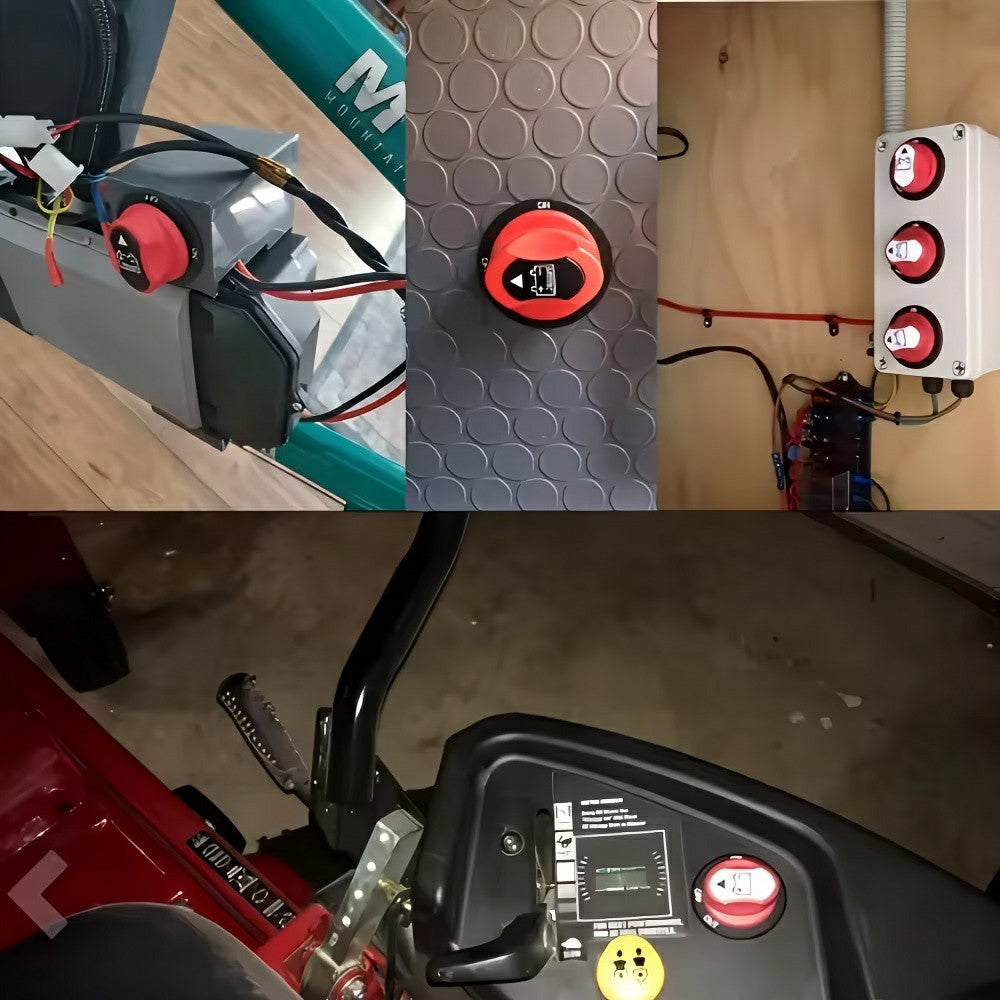300A Batterie-Trennschalter Marine Yacht Auto Schwarz Drehschalter