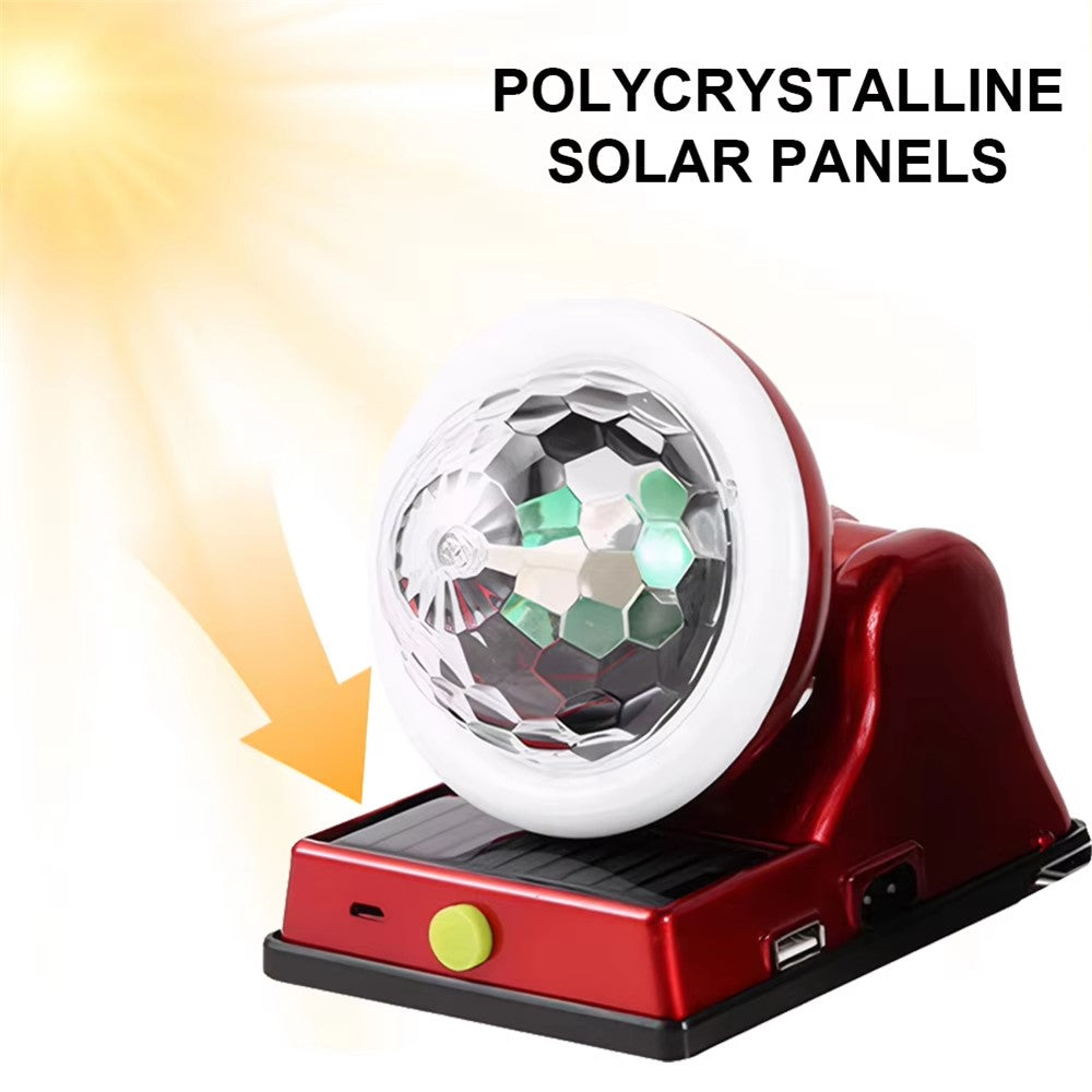 Solar Powered LED Disco Magic Ball Light RGB Motion Sensor IP55 Waterproof Party Light for DJ KTV Bar