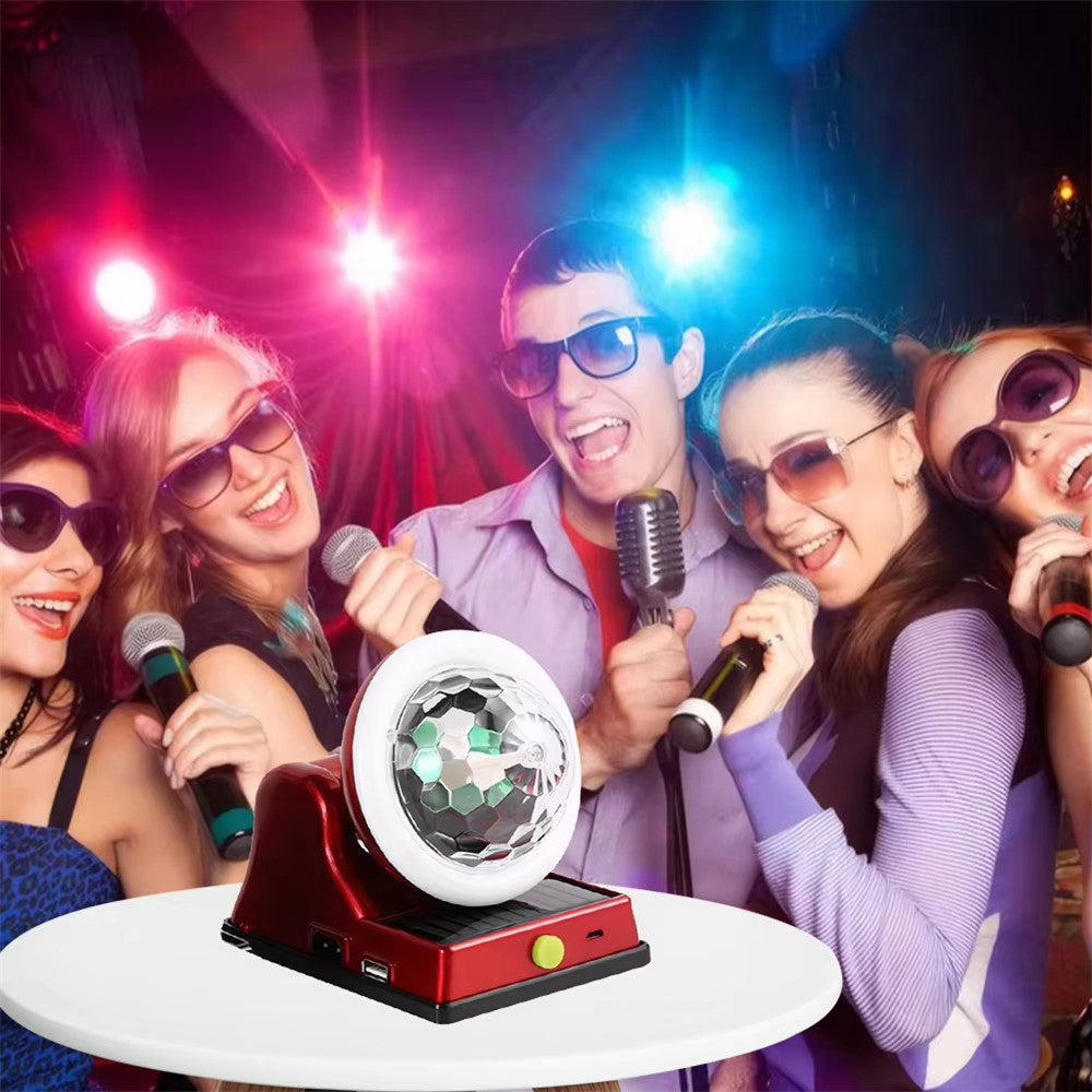 Solar Powered LED Disco Magic Ball Light RGB Motion Sensor IP55 Waterproof Party Light for DJ KTV Bar