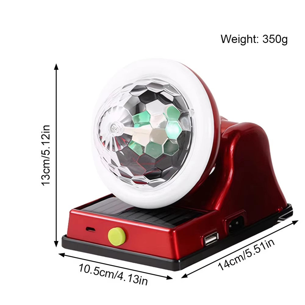 Solar Powered LED Disco Magic Ball Light RGB Motion Sensor IP55 Waterproof Party Light for DJ KTV Bar