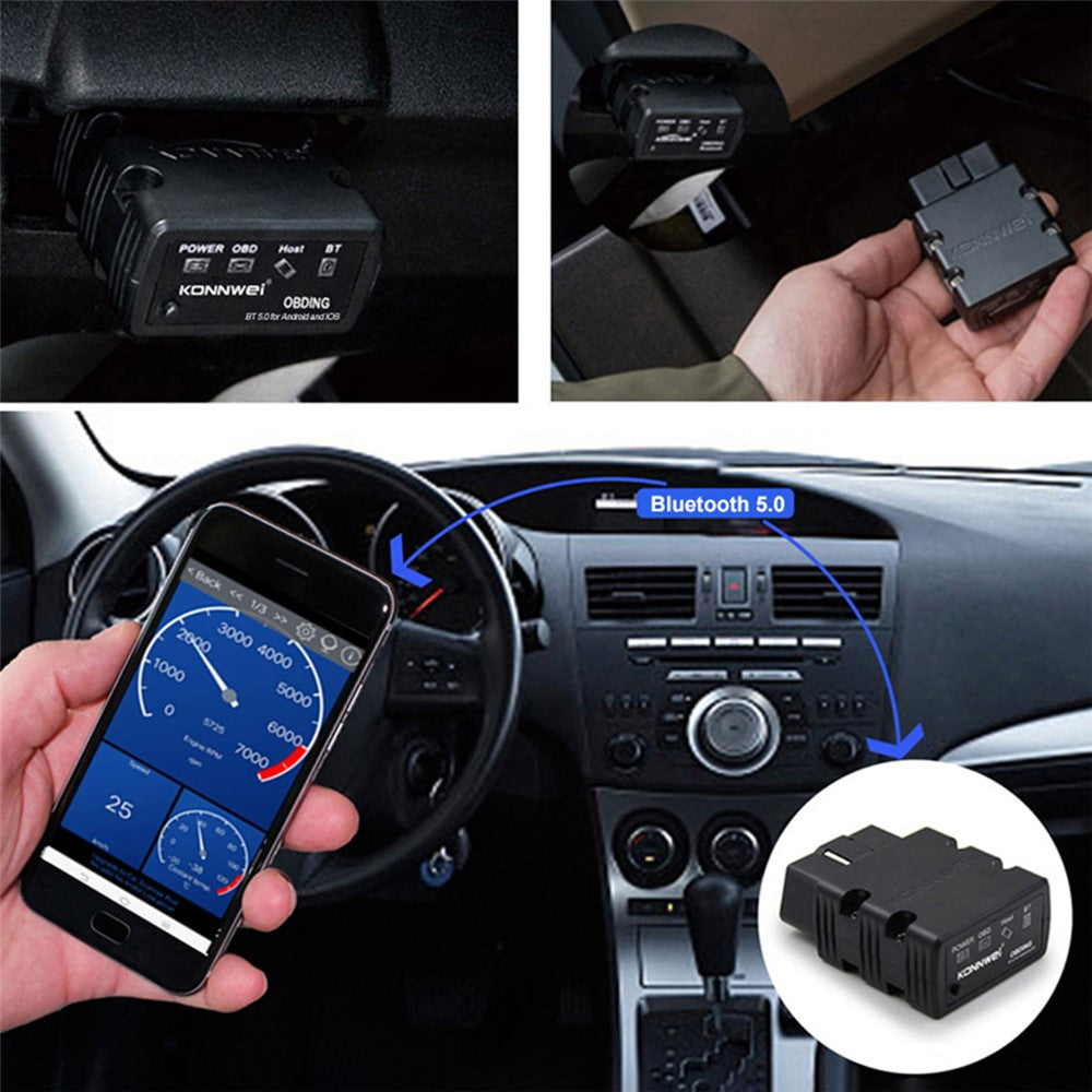 KONNWEI KW902 OBD2 Diagnosetool – Bluetooth 4.0/5.0 für iOS/Android