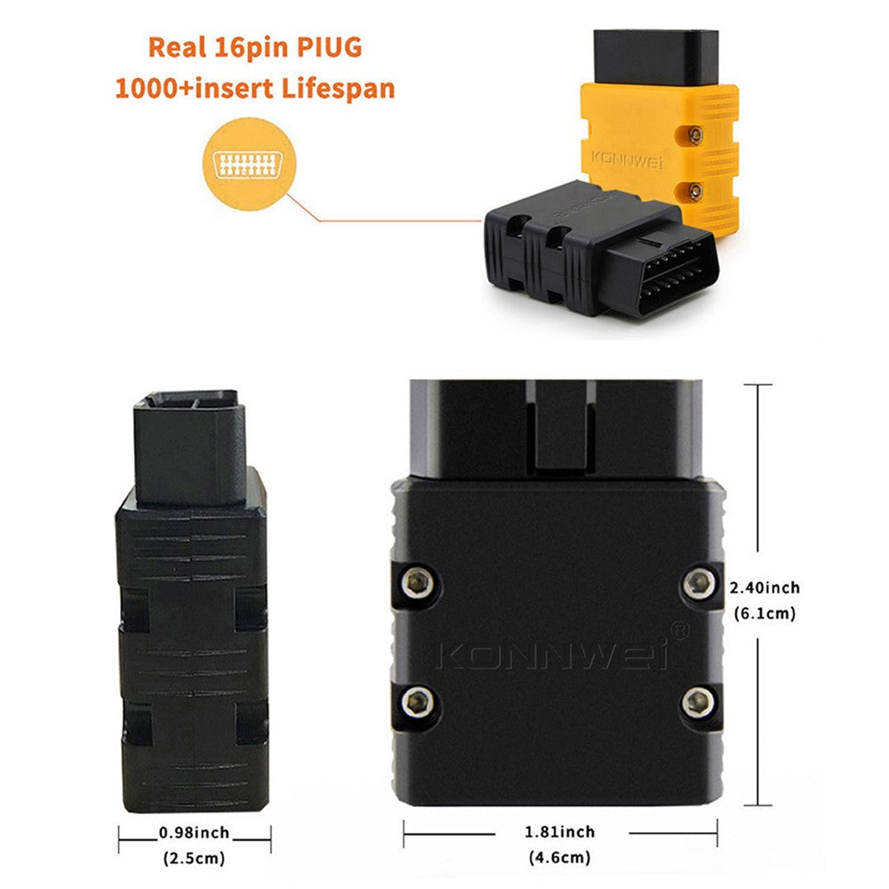 KONNWEI KW902 OBD2 Diagnosetool – Bluetooth 4.0/5.0 für iOS/Android