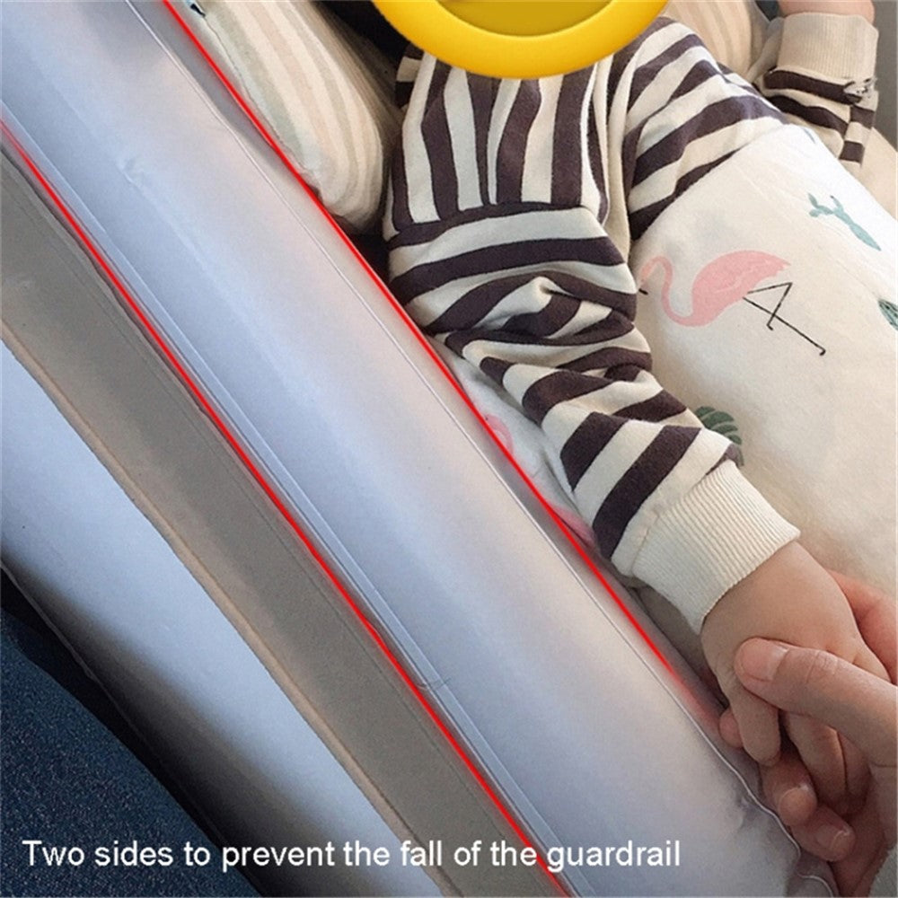 Flugzeug-Reisebett für Kinder – Aufblasbar für Flugzeug, Auto, Zug – inkl. Pumpe & Gurt