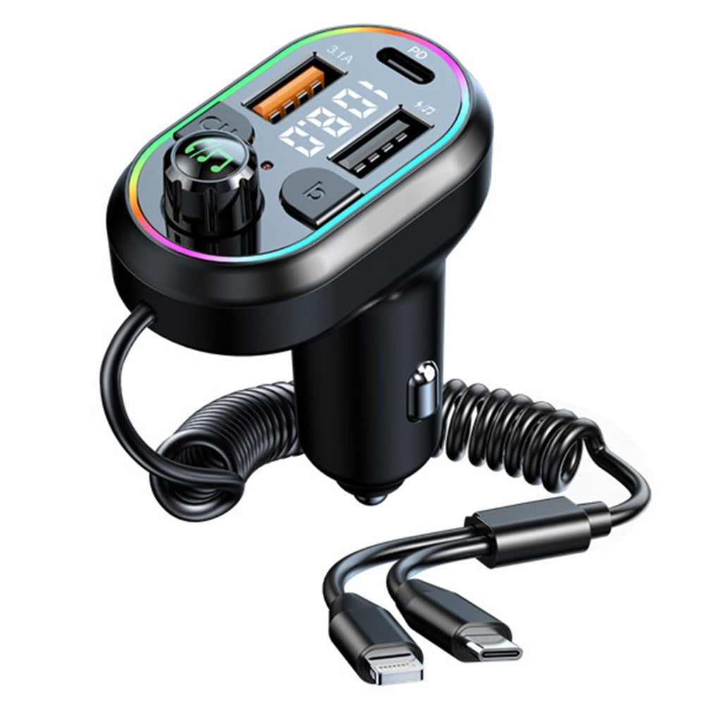 C29 Bluetooth FM Transmitter Auto MP3 Player: PD/USB Ladegerät mit Kabel