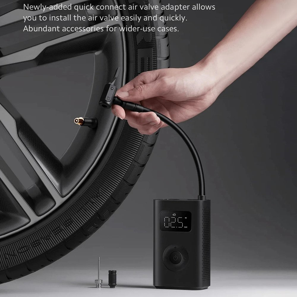 XIAOMI MIJIA MJCQB06QW Tragbarer Auto Kompressor Mini 150PSI mit LED