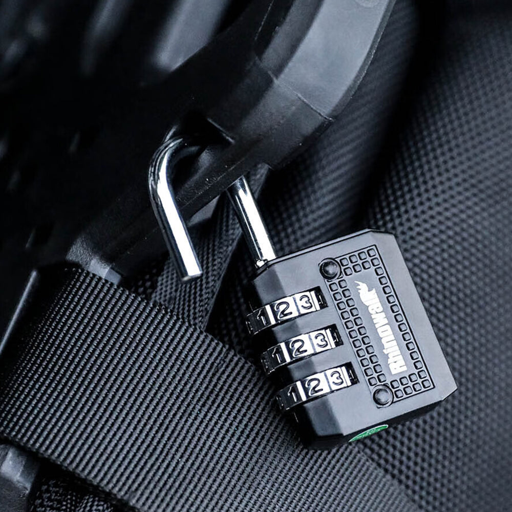 RHINOWALK XM10203 Motorradtaschen-Sicherheitsschloss Zinklegierung 3-stelliges Diebstahlschutz-Zahlenschloss