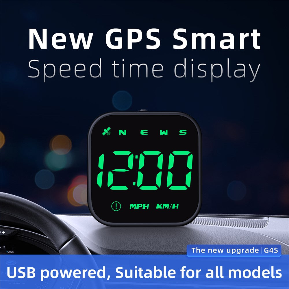 G4S Head-Up Display HUD GPS Universal Tacho mit Portabler Auto-Anzeige