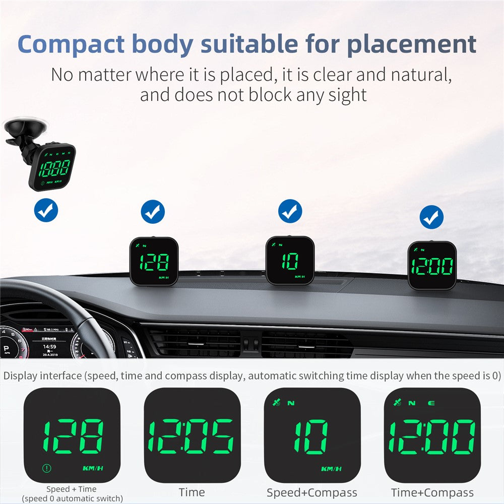 G4S Head-Up Display HUD GPS Universal Tacho mit Portabler Auto-Anzeige