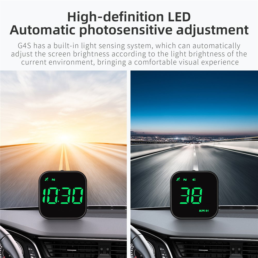 G4S Head-Up Display HUD GPS Universal Tacho mit Portabler Auto-Anzeige