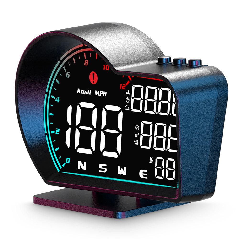 G16 Head-Up Display: Digital-Tacho, Kilometerzähler, GPS & Alarmfunktion