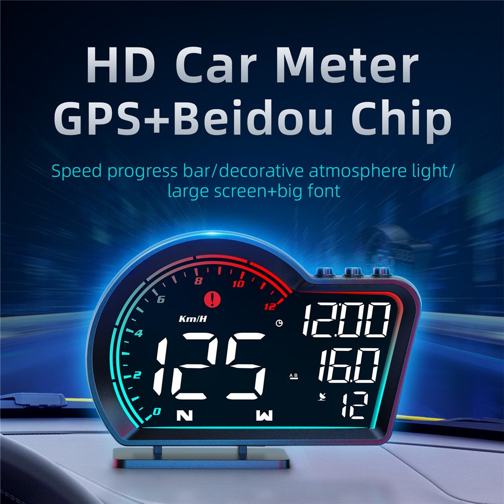 G16 Head-Up Display: Digital-Tacho, Kilometerzähler, GPS & Alarmfunktion