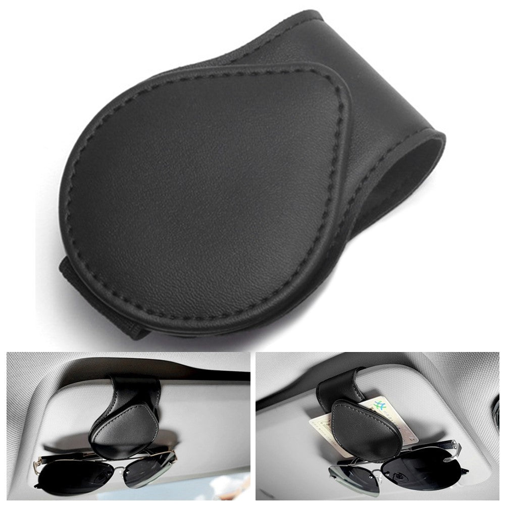 Brillenhalter für Auto Sonnenblende | Kartenhalter & Geldklammer