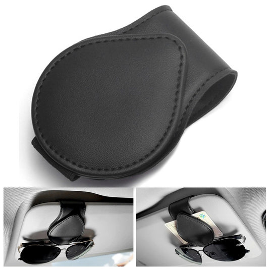 Brillenhalter für Auto Sonnenblende | Kartenhalter & Geldklammer