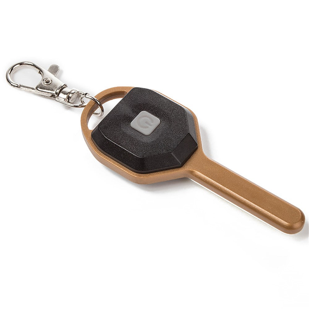 Mini LED Flashlight Keychain Portable LED Night Light Key Shaped Camping Emergency Lighting Illuminating Tool