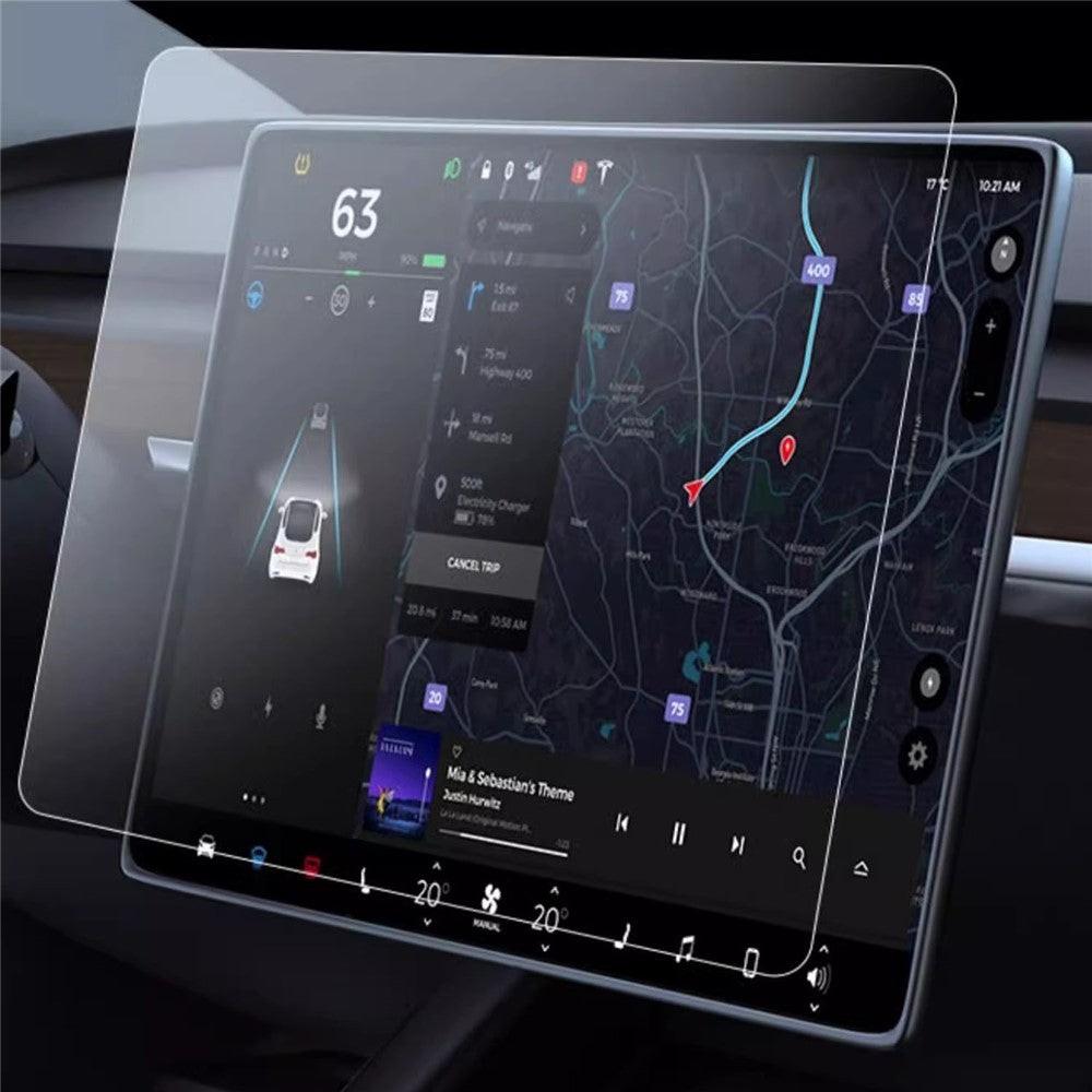 Matte Displayschutzfolie für Tesla Model 3 / Y Navigation
