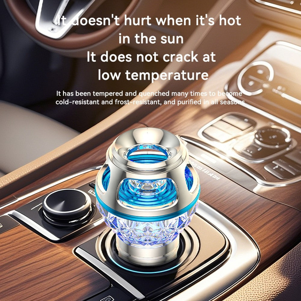 Q1 Car Air Purifier Ionizer Car Air Freshener Gadgets Silent Smoke Odor Removal with Night Light