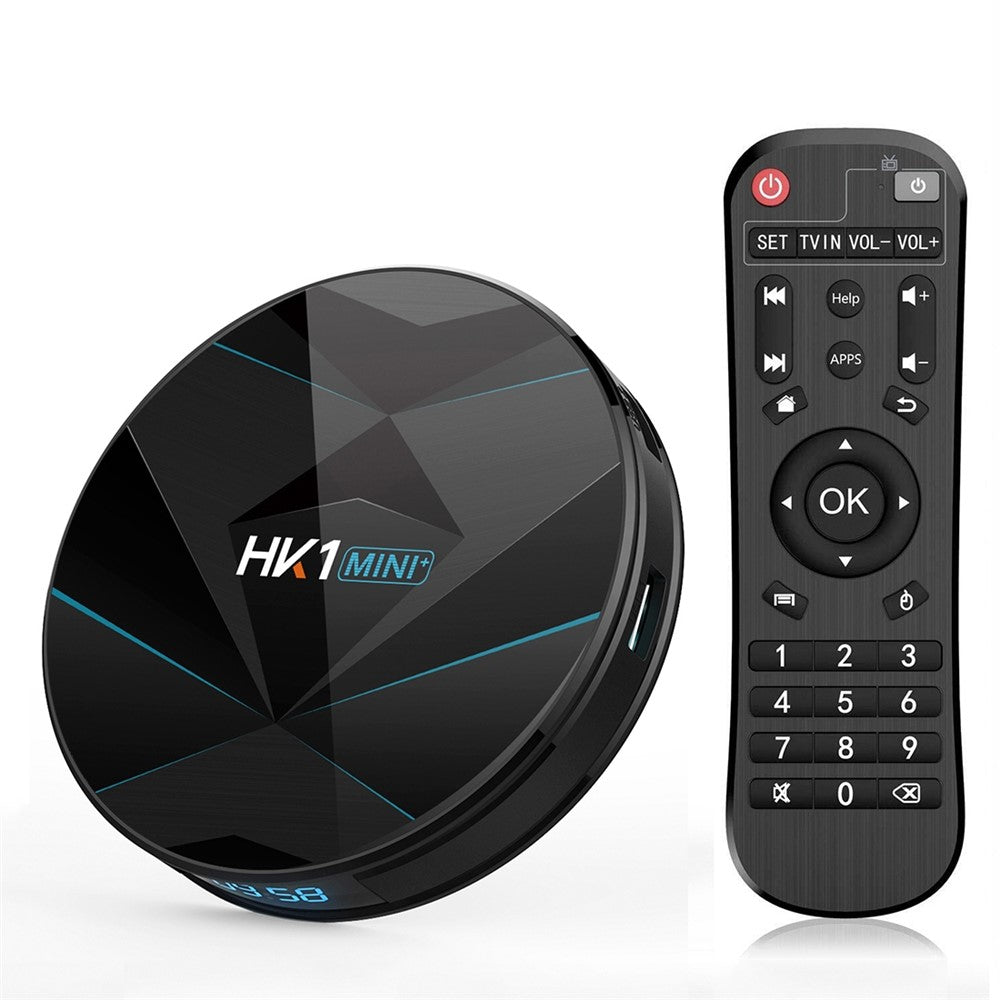 HK1MINI+ Android 9.0 RK3318 Quad Core Bluetooth-compatible TV Box WiFi Media Player 2+16GB