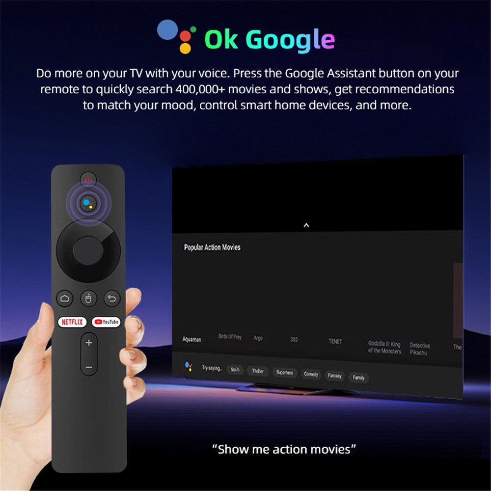 G96 ATV 8K Voice Remote Control TV Stick Android14 2.4G / 5G Dual-Band WiFi BT5 Media Player, 2GB+16GB