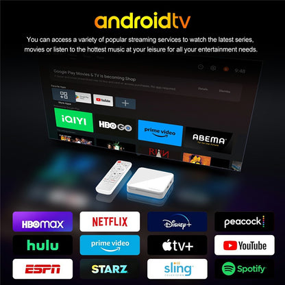 H96Max H313 2+8GB Android TV Box WiFi 6 Bluetooth-Compatible 4K Ultra HD Streaming Device