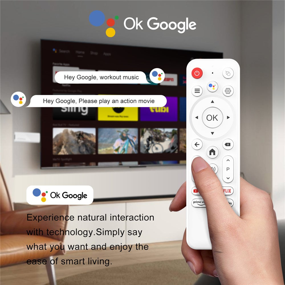 H96Max H313 2+16GB Android 14.0 TV Stick 4K Smart Streaming WiFi Bluetooth-Compatible Mini TV Dongle