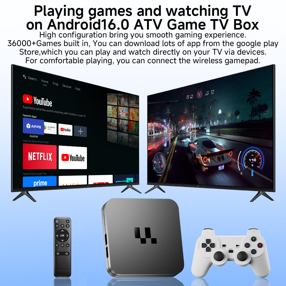 Y1 4K Ultra HD Smart TV Box S905 Chip 2.4G / 5G Dual Band WiFi Android 16.0 Internet Channel Box TV Device, 1+8GB