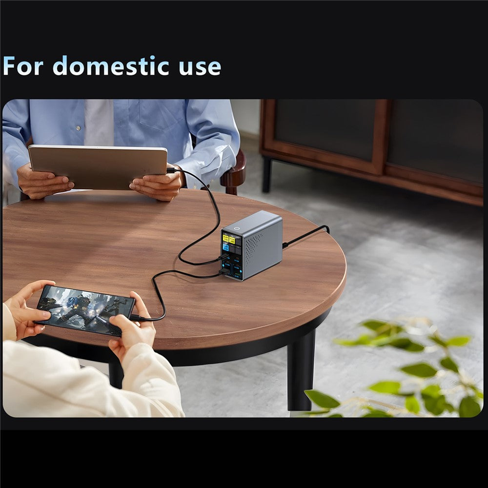 WLX-G3 140W Desktop Ladestation mit Digitalanzeige & 6 Anschlüssen