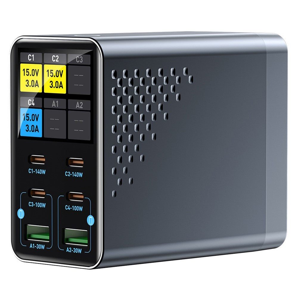 WLX-G3 140W Desktop Ladestation mit Digitalanzeige & 6 Anschlüssen