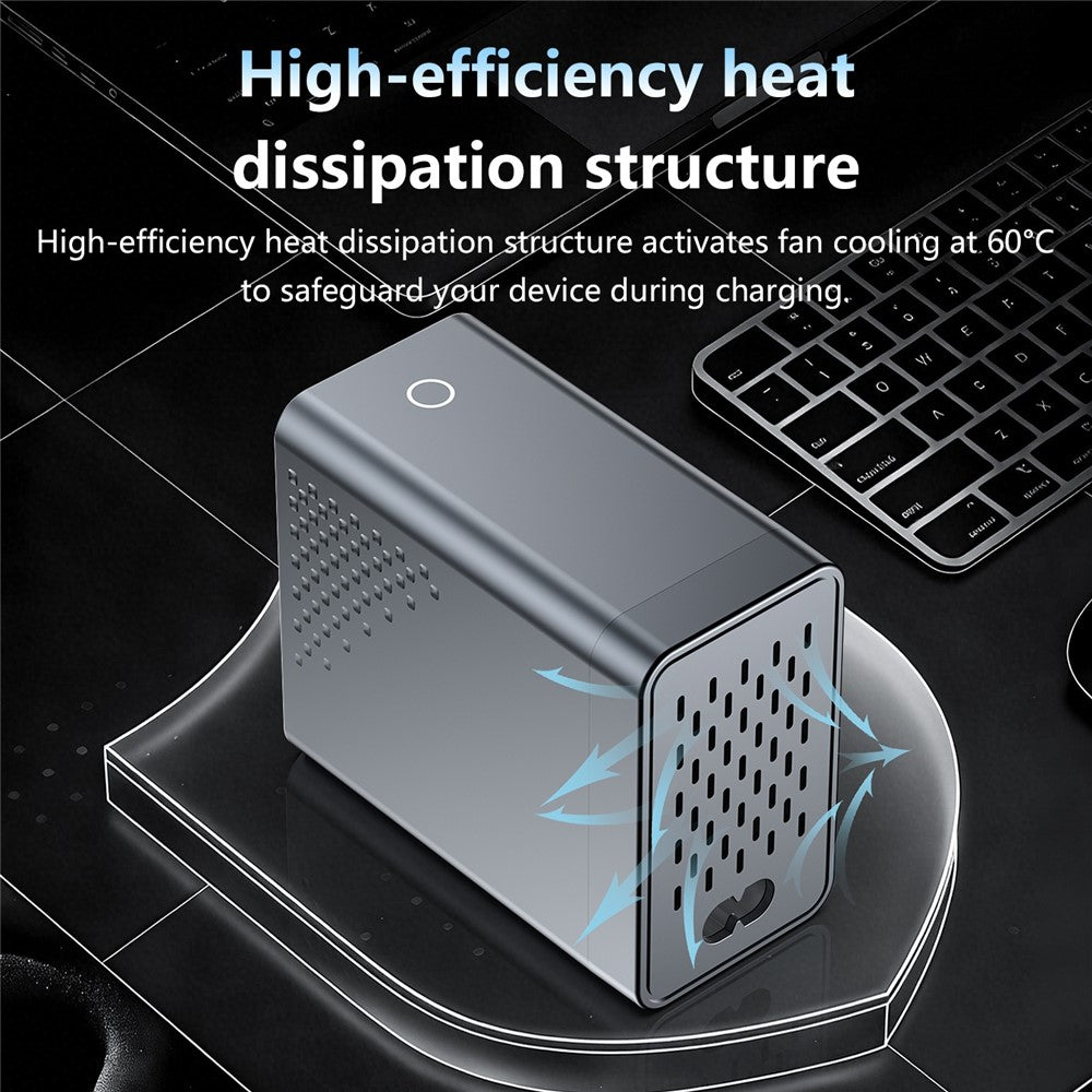 WLX-G3 140W Desktop Ladestation mit Digitalanzeige & 6 Anschlüssen