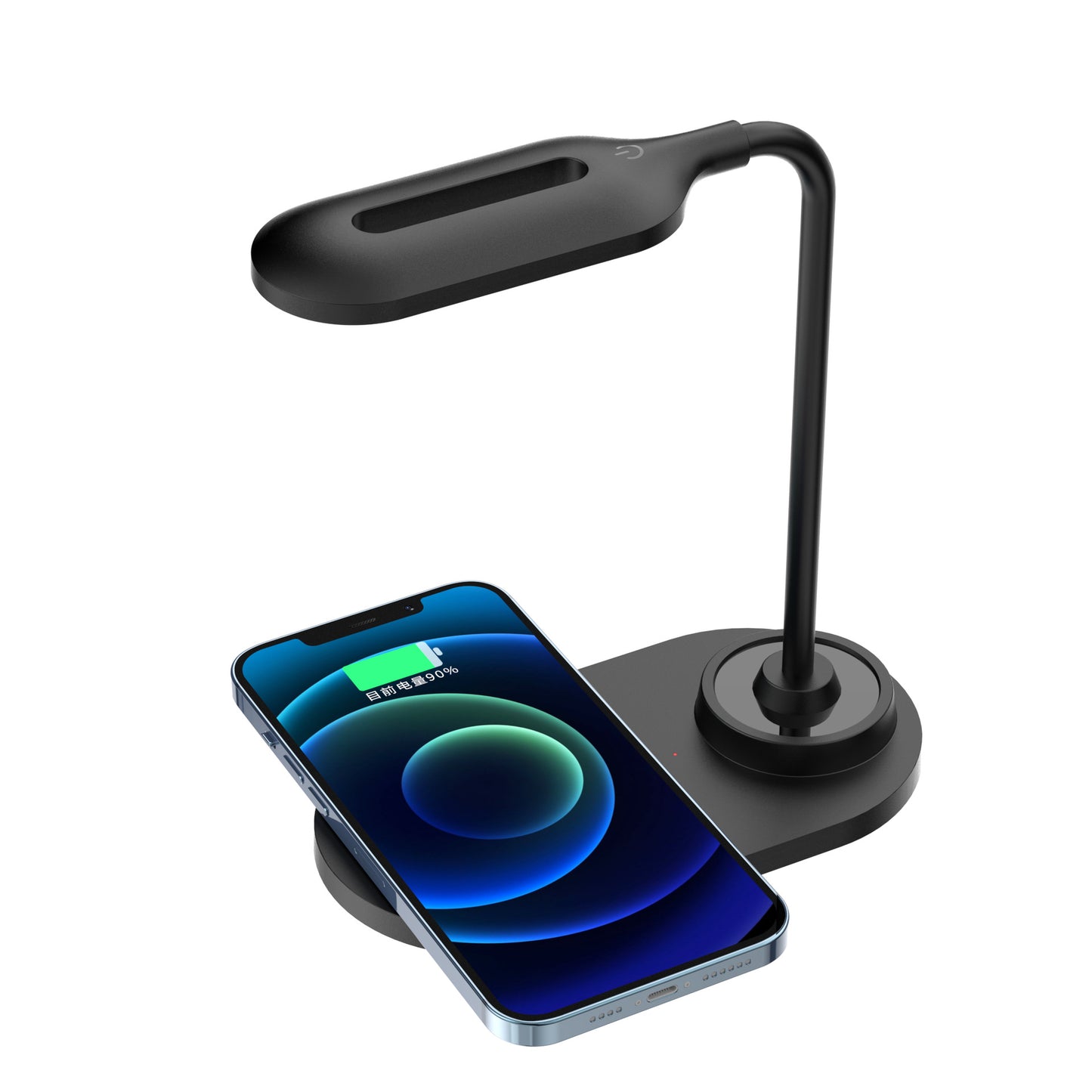 Desk Lamp with 15W Fast Charging Wireless Charger Eye-Care LED Night Light for Office Study