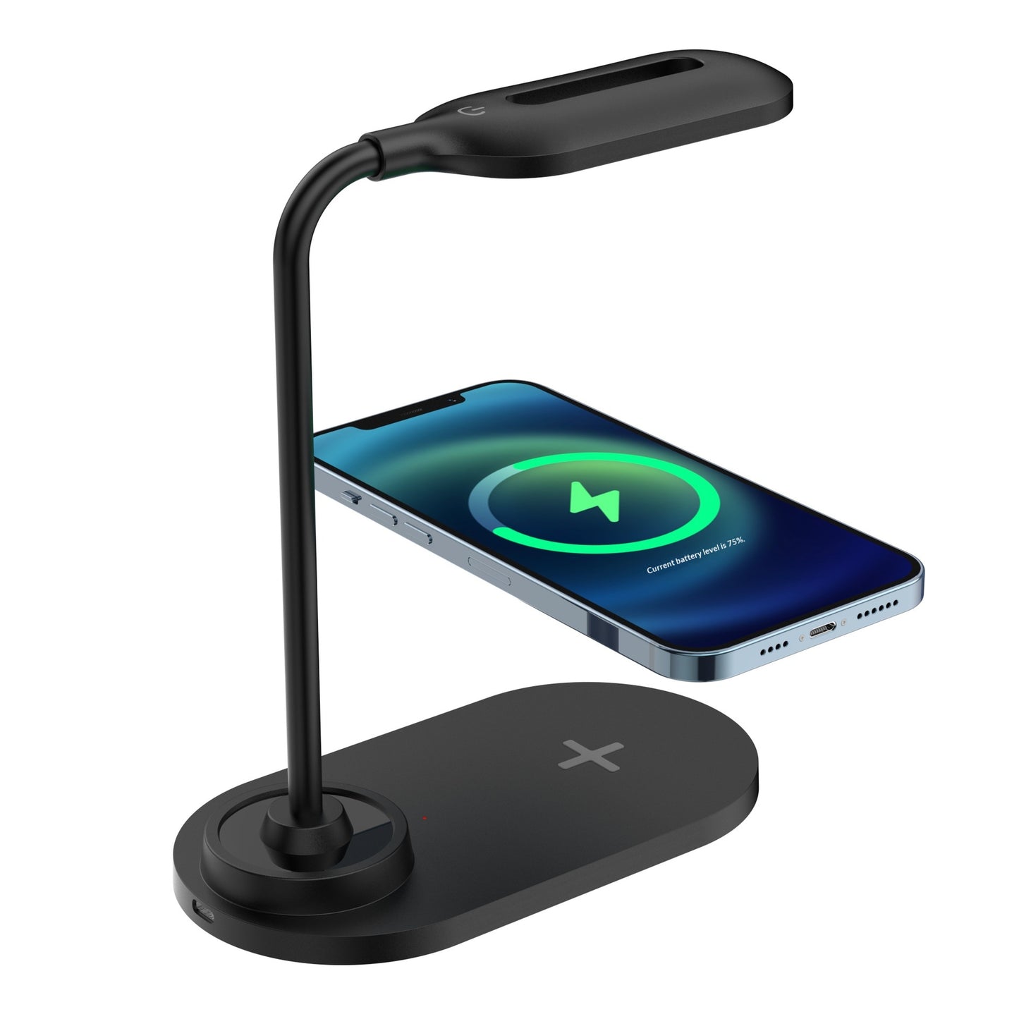 Desk Lamp with 15W Fast Charging Wireless Charger Eye-Care LED Night Light for Office Study