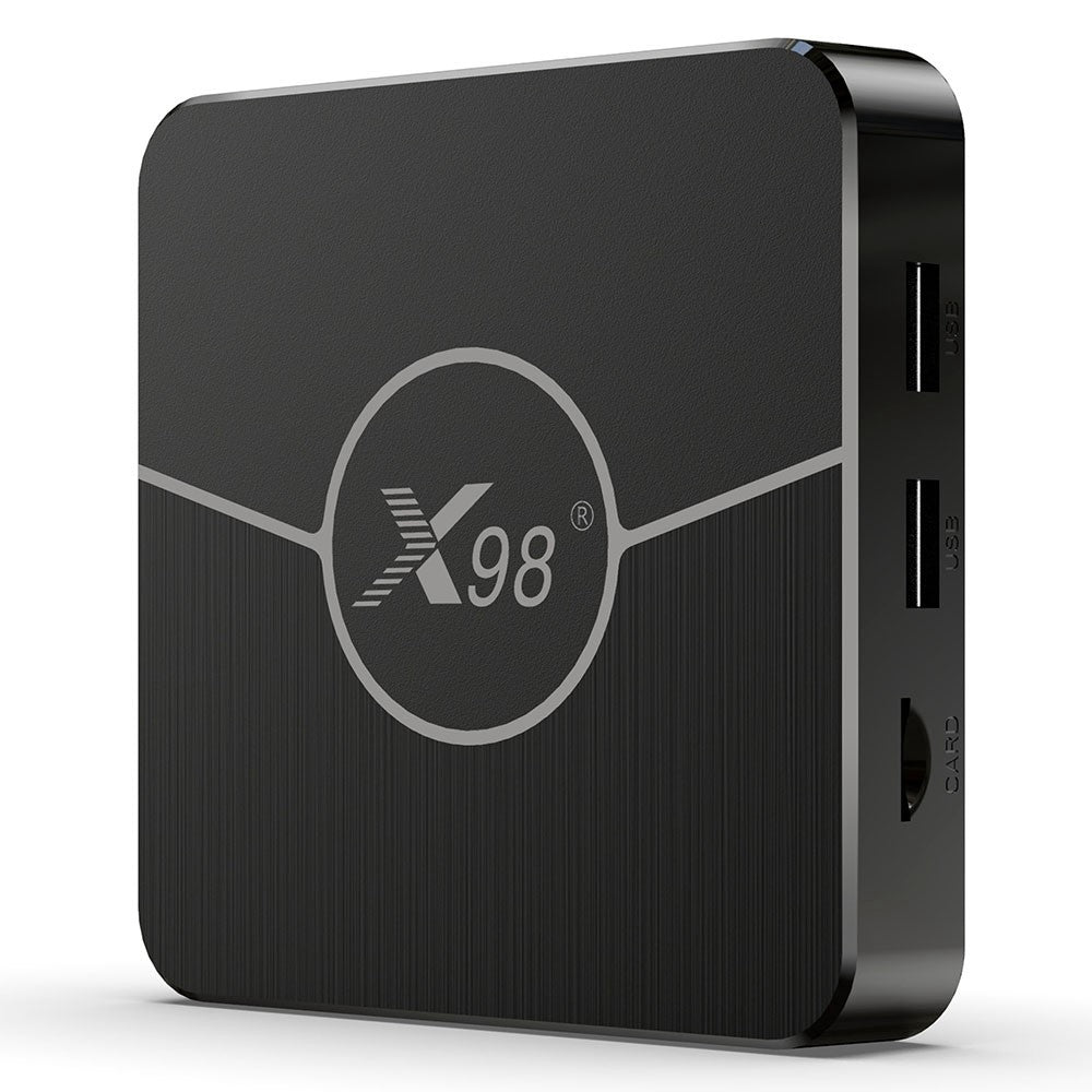 X98 Plus 2GB+16GB Android 11 Amlogic S905W2 Smart TV Box 4K 60fps 2.4G/5G Dual Band WiFi 100M Ethernet Media Player