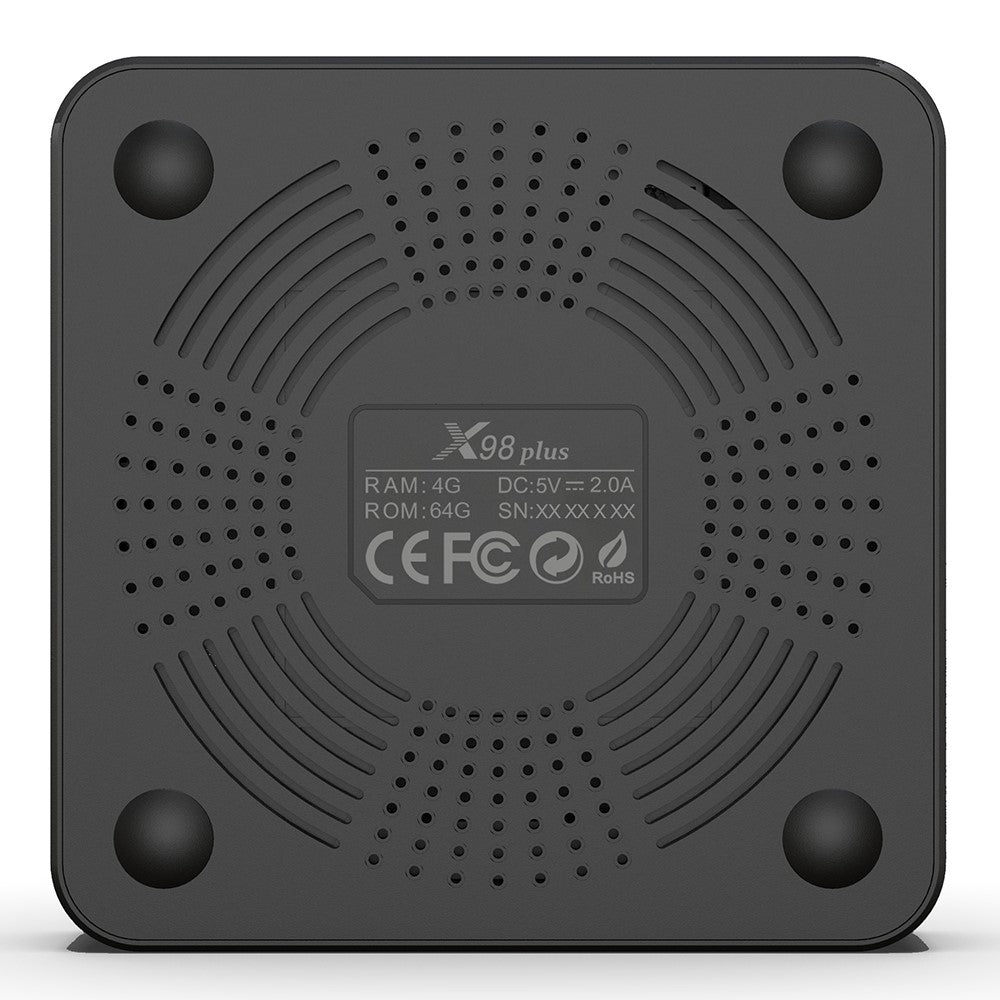 X98 Plus 2GB+16GB Android 11 Amlogic S905W2 Smart TV Box 4K 60fps 2.4G/5G Dual Band WiFi 100M Ethernet Media Player