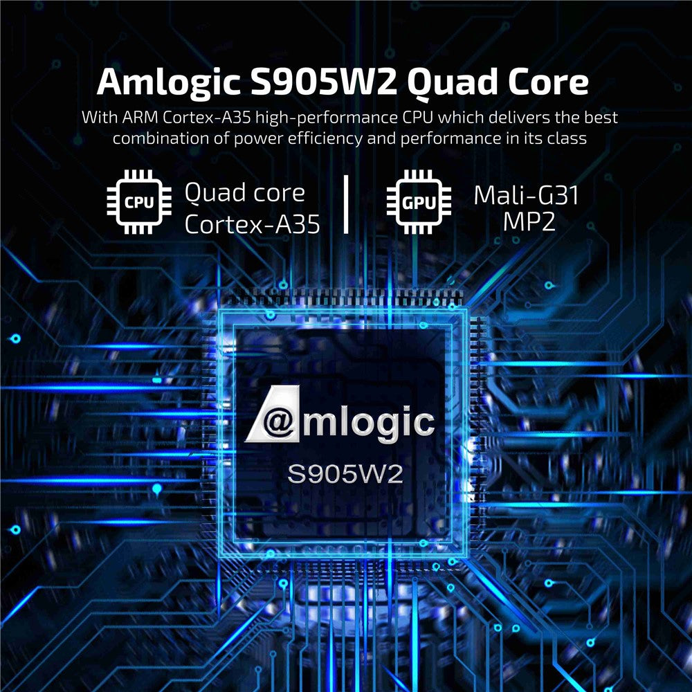 X98Q 2G+16G Smart TV Box 4K Media Player Android 11 Amlogic S905W2 4K 2.4G 5G WiFi H.265 3D Video Set Top Box Receiver