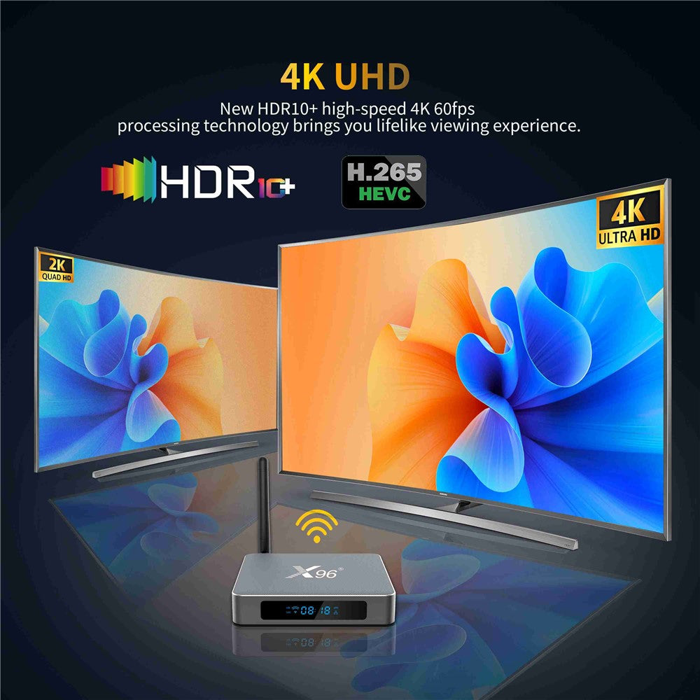 X96 X9 Smart Android TV Box 8K 1000M Amlogic S922X 2.4G / 5G Dual WiFi 4K Media Player DDR4 4GB 32GB Set Top Box