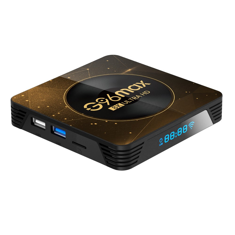 G96max Android 13.0 4+32GB 8K Ultra HD Smart TV Box WiFi 6 Bluetooth-compatible Remote Control TV Box (CE Certified)