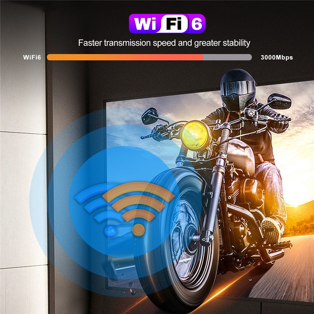 G96max Android 13.0 4+32GB 8K Ultra HD Smart TV Box WiFi 6 Bluetooth-compatible Remote Control TV Box (CE Certified)