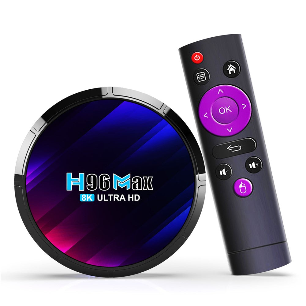 H96 Max Network Set-Top Box 4GB RAM 32GB ROM Android 13.0 RK3528 WiFi6 Ultra HD TV Box