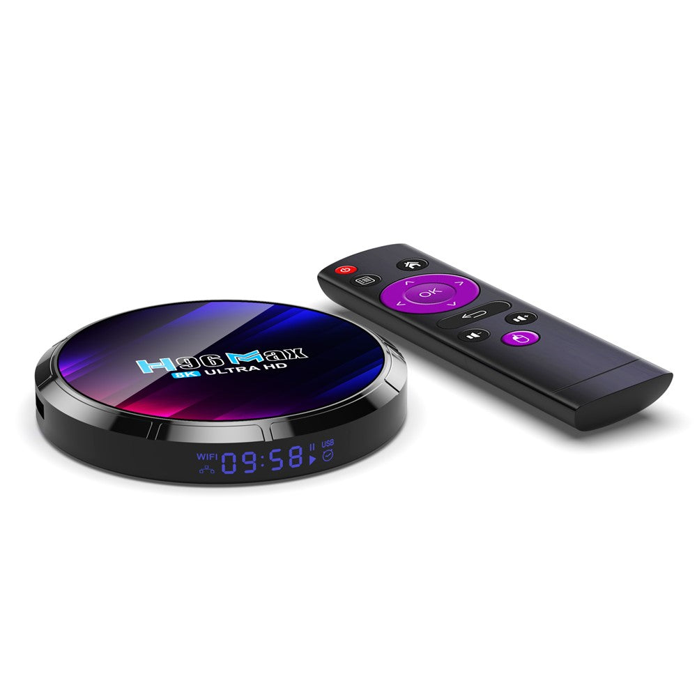 H96 Max Network Set-Top Box 4GB RAM 32GB ROM Android 13.0 RK3528 WiFi6 Ultra HD TV Box