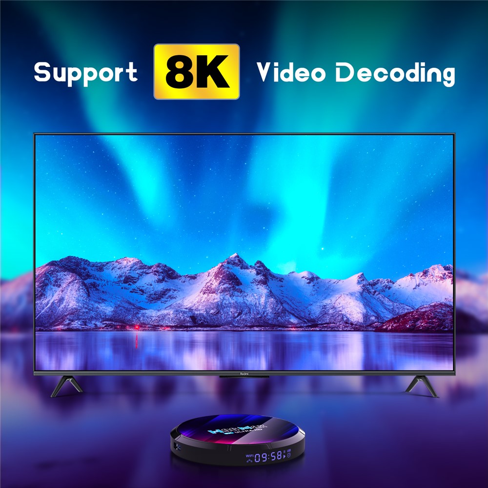 H96 Max Network Set-Top Box 4GB RAM 32GB ROM Android 13.0 RK3528 WiFi6 Ultra HD TV Box