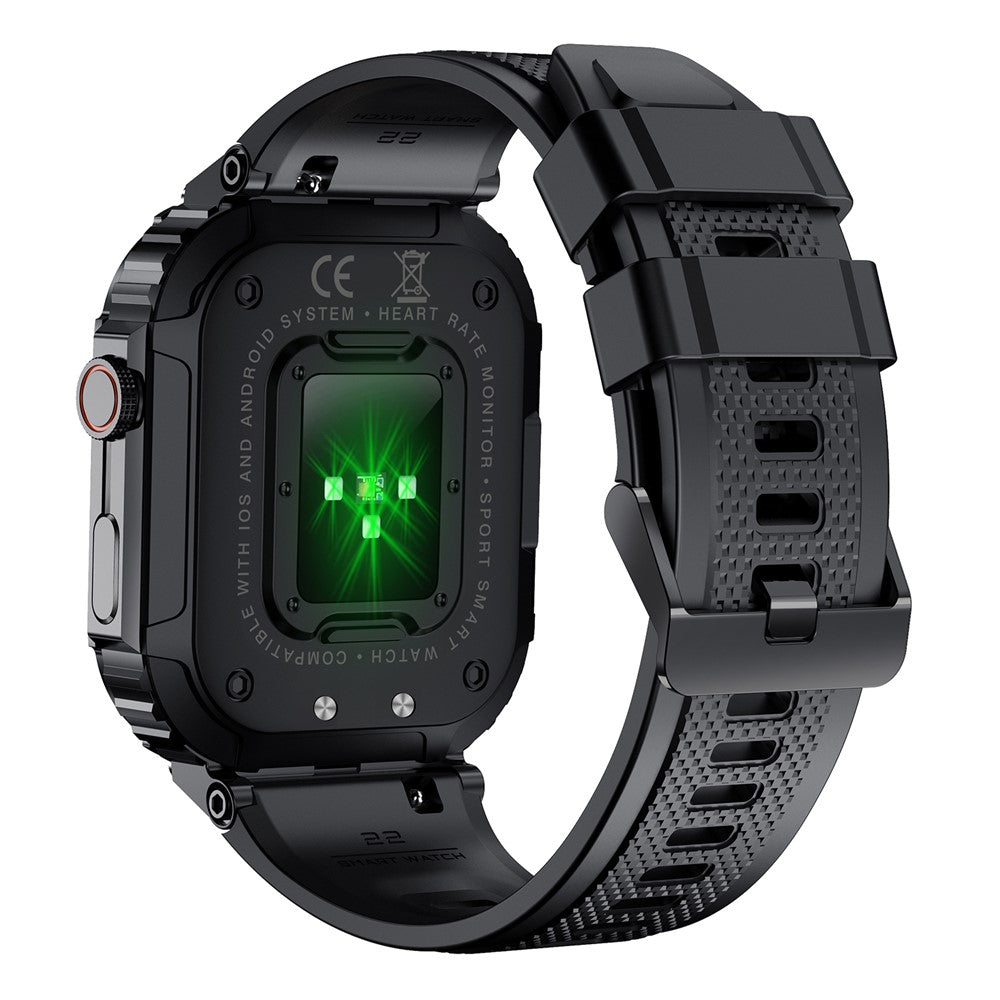 K57 Pro Smartwatch 1,96 Zoll mit Bluetooth-Anruffunktion und Gesundheitsüberwachung