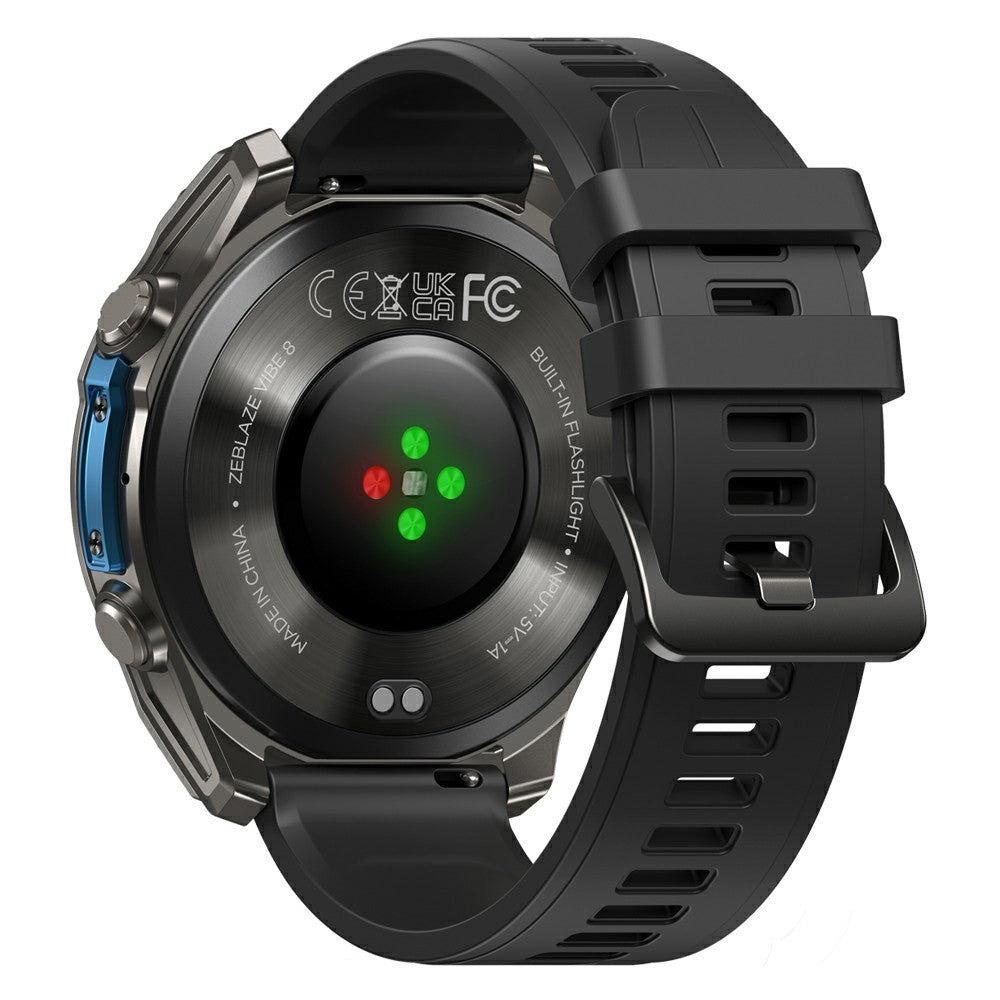 ZEBLAZE Vibe 8 Smartwatch: 1,43" AMOLED, Anruffunktion, Outdoor & Taschenlampe