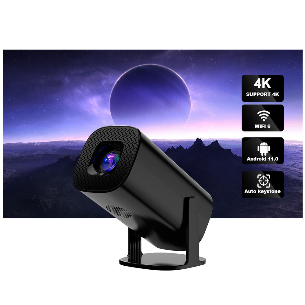 P30 Mini Projector Android 11 WiFi 6 4K 1080P Bluetooth-Compatible 5.0 Home Cinema Projector