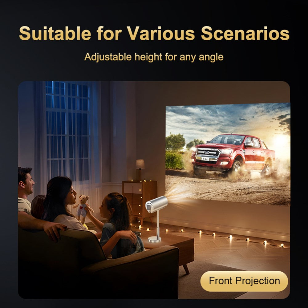 TS-3 1+8G Hidden Retractable Bracket 4K HD Video Smart Projector WiFi Bluetooth-compatible Home Theater Device