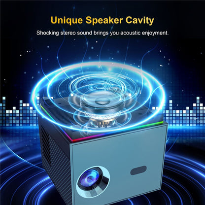 X3 Mini Projector WiFi Bluetooth-compatible Portable Home Theater Video Projector