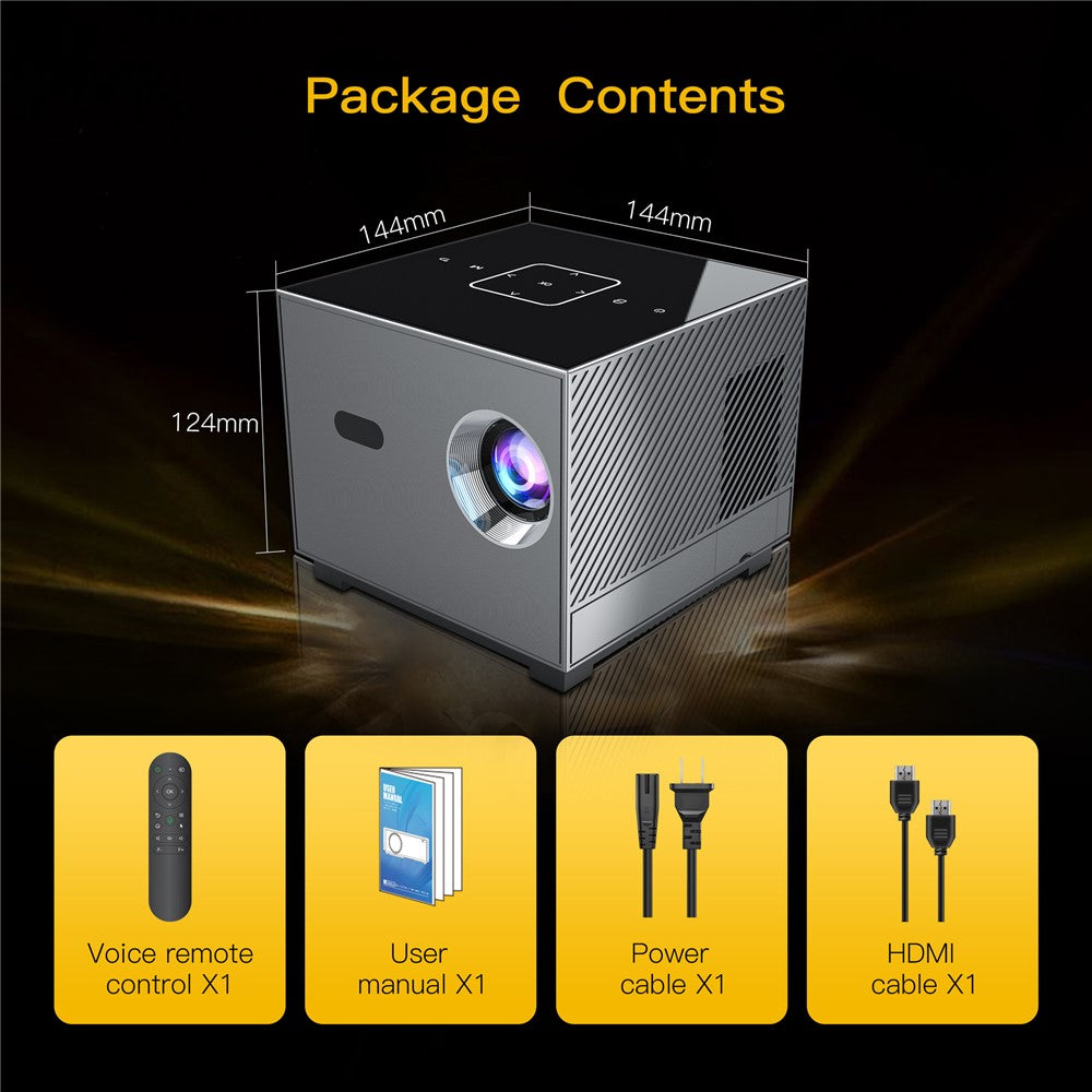 X3 Mini Projector WiFi Bluetooth-compatible Portable Home Theater Video Projector