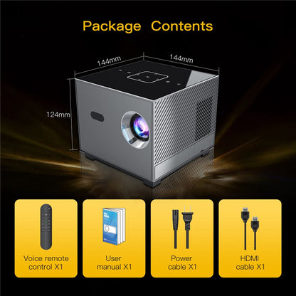 X3 Mini Projector WiFi Bluetooth-compatible Portable Home Theater Video Projector