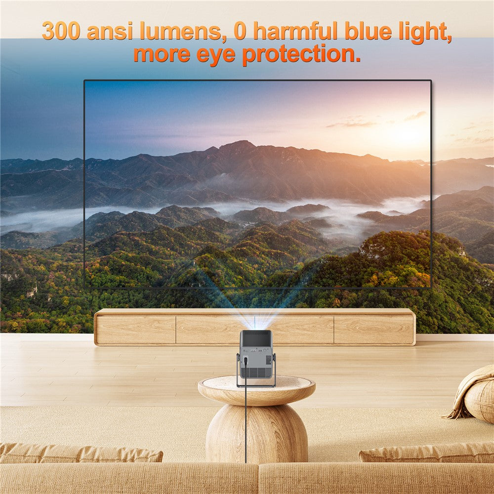 HM103-A Dual-Band Bluetooth-compatible 5.0 1080P Auto Focus Projector with 270-Degree Adjustable