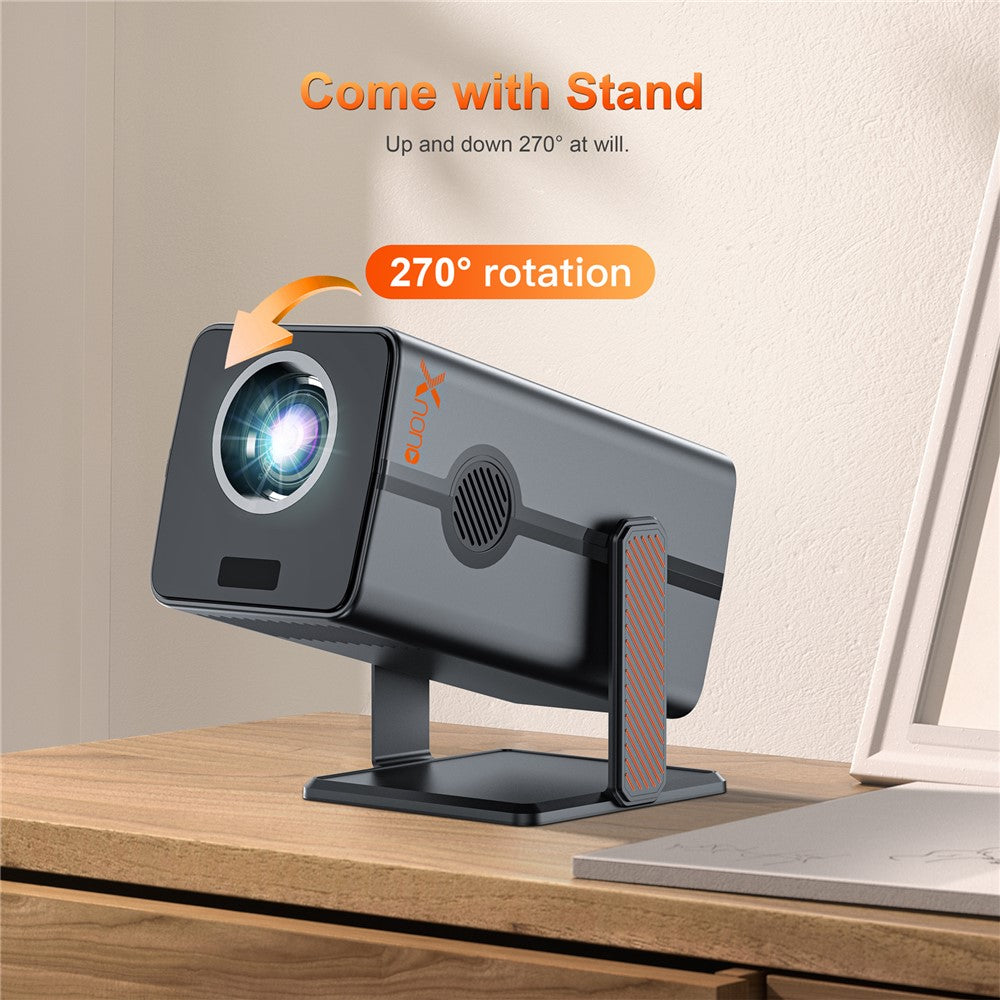 HM103-A Dual-Band Bluetooth-compatible 5.0 1080P Auto Focus Projector with 270-Degree Adjustable